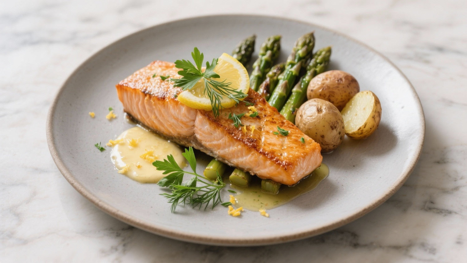 Chef Smith’s Seared Salmon with Lemon-Herb Butter
