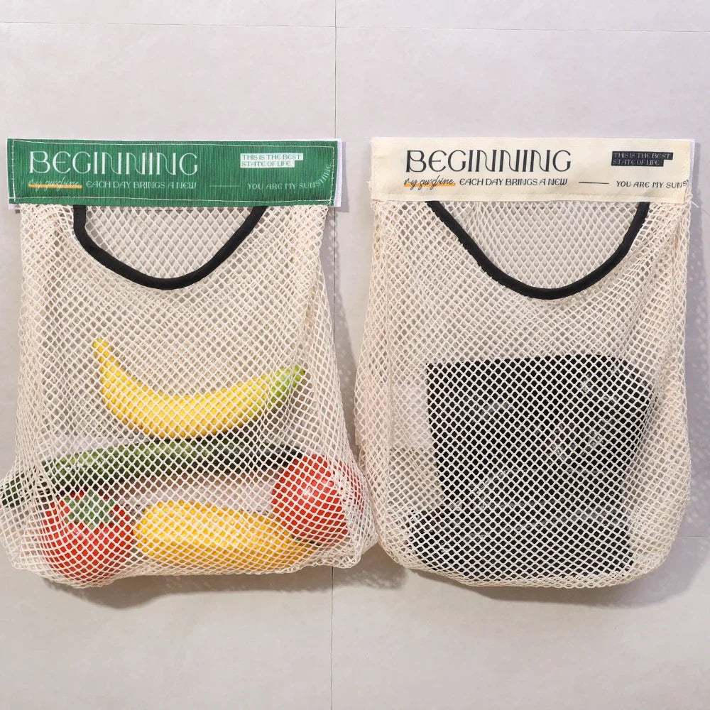 New Kitchen Hanging Mesh Bags