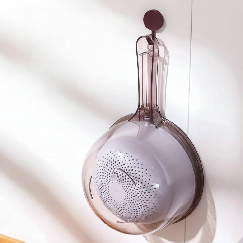 Creative 2-in-1 Draining Basket with Pour Spout
