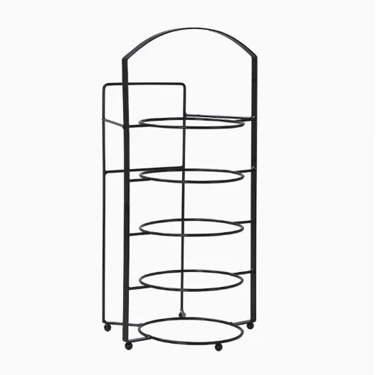 Kitchen Prep Master: No-Punch Portable Storage Rack