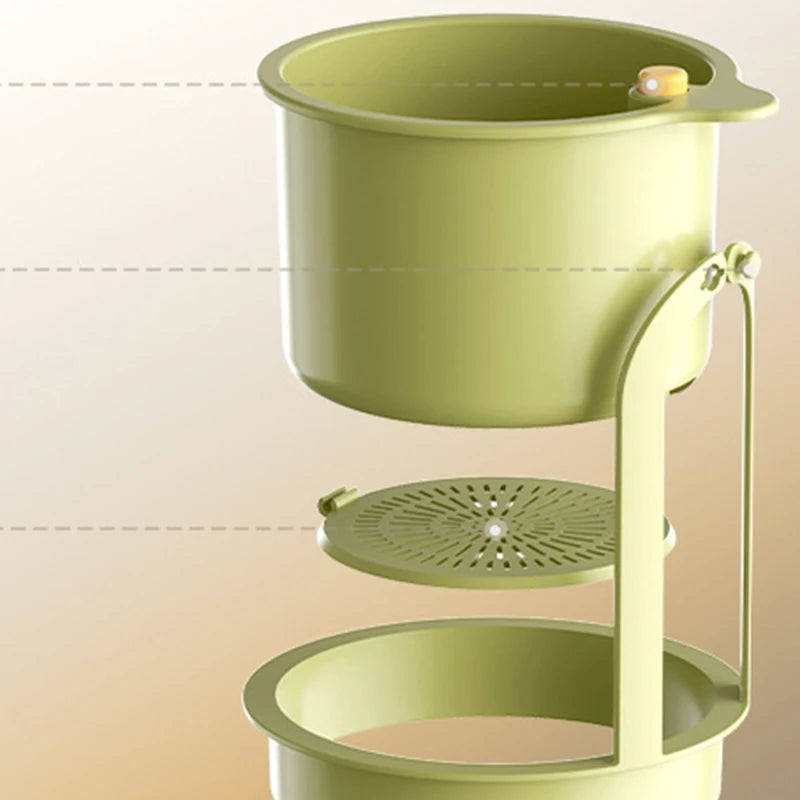 The 2-in-1 Hands-Free Sink Filter: Stop Clogs, Start Easy Cleaning.