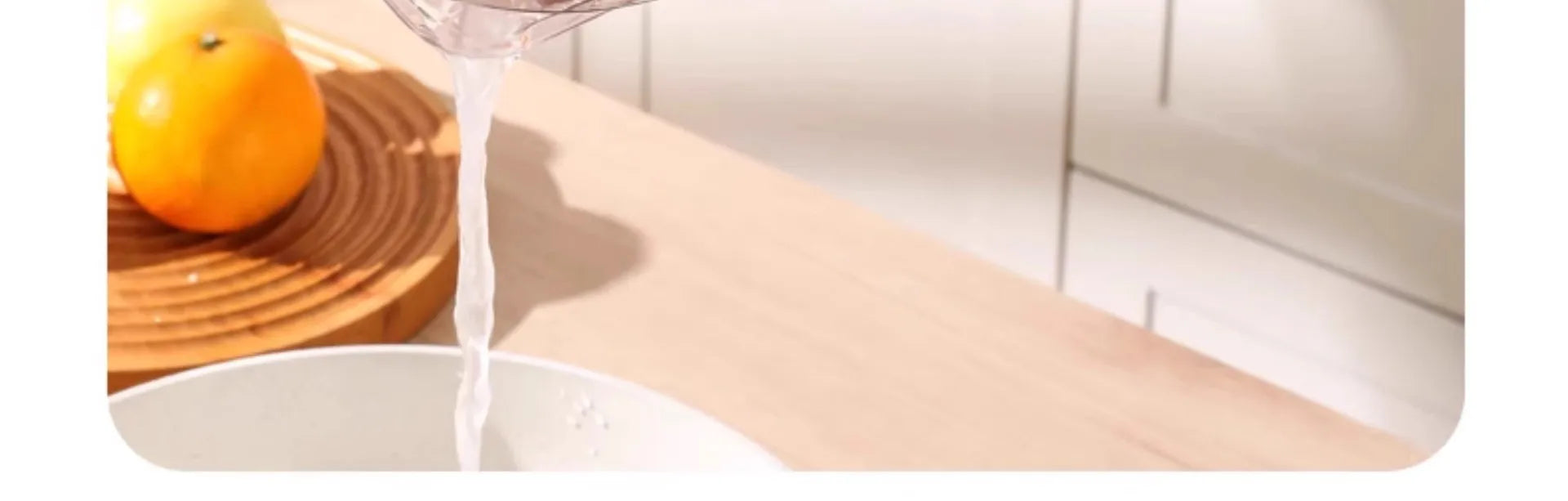 Creative 2-in-1 Draining Basket with Pour Spout