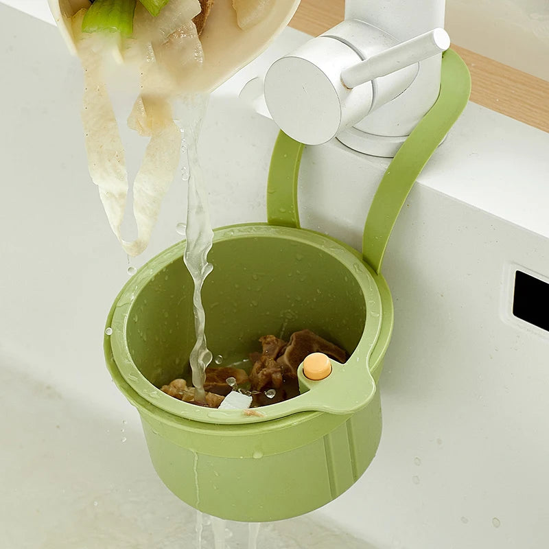 The 2-in-1 Hands-Free Sink Filter: Stop Clogs, Start Easy Cleaning.