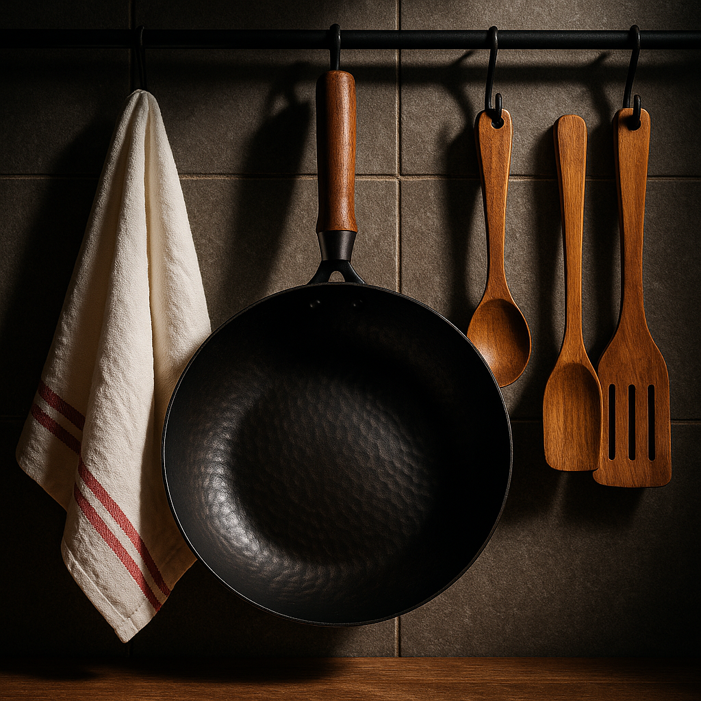 Iron Pan Traditional Iron Wok Handmade