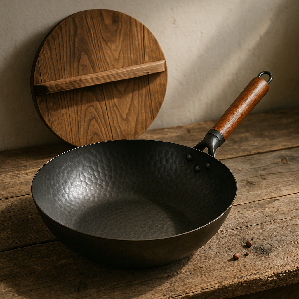 Iron Pan Traditional Iron Wok Handmade