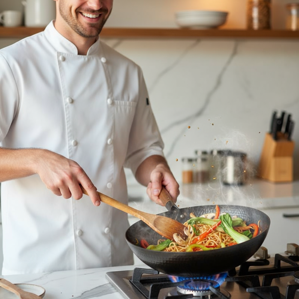 Iron Pan Traditional Iron Wok Handmade