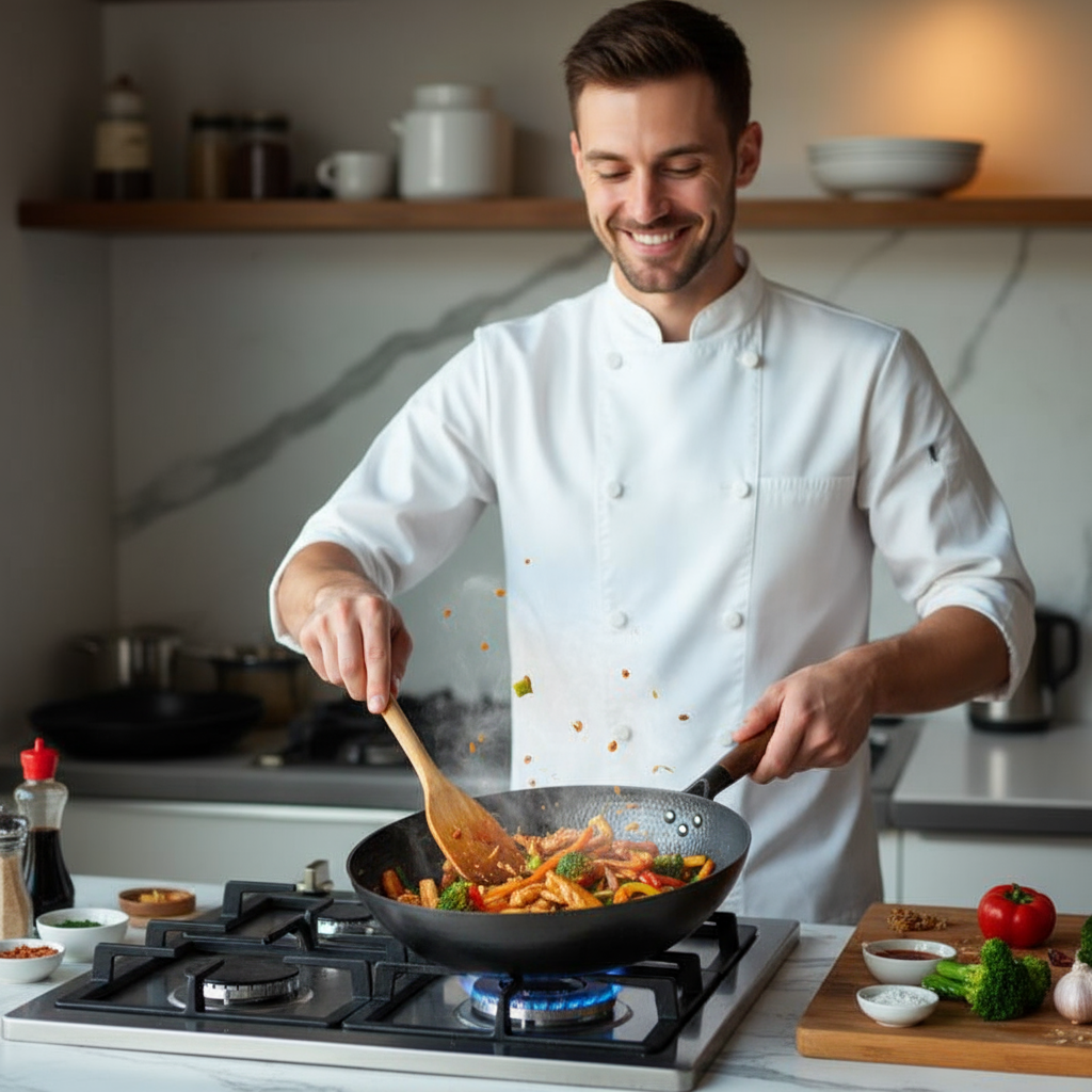Iron Pan Traditional Iron Wok Handmade