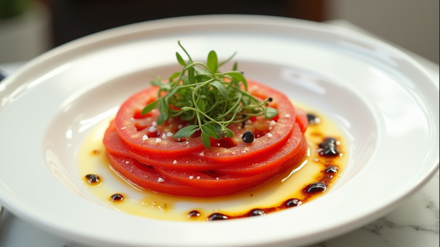 Chef Smith’s Razor-Sharp Tomato Carpaccio