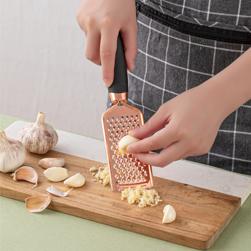 Rose Gold Kitchen Tool Set – 7 Piece Stainless Steel Utensils with Holder