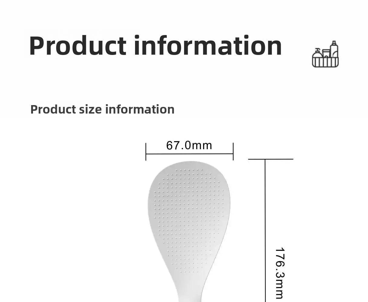 Self-Standing Food Grade Rice Spoon – Non-Stick, Hygienic &amp; Effortlessly Clean