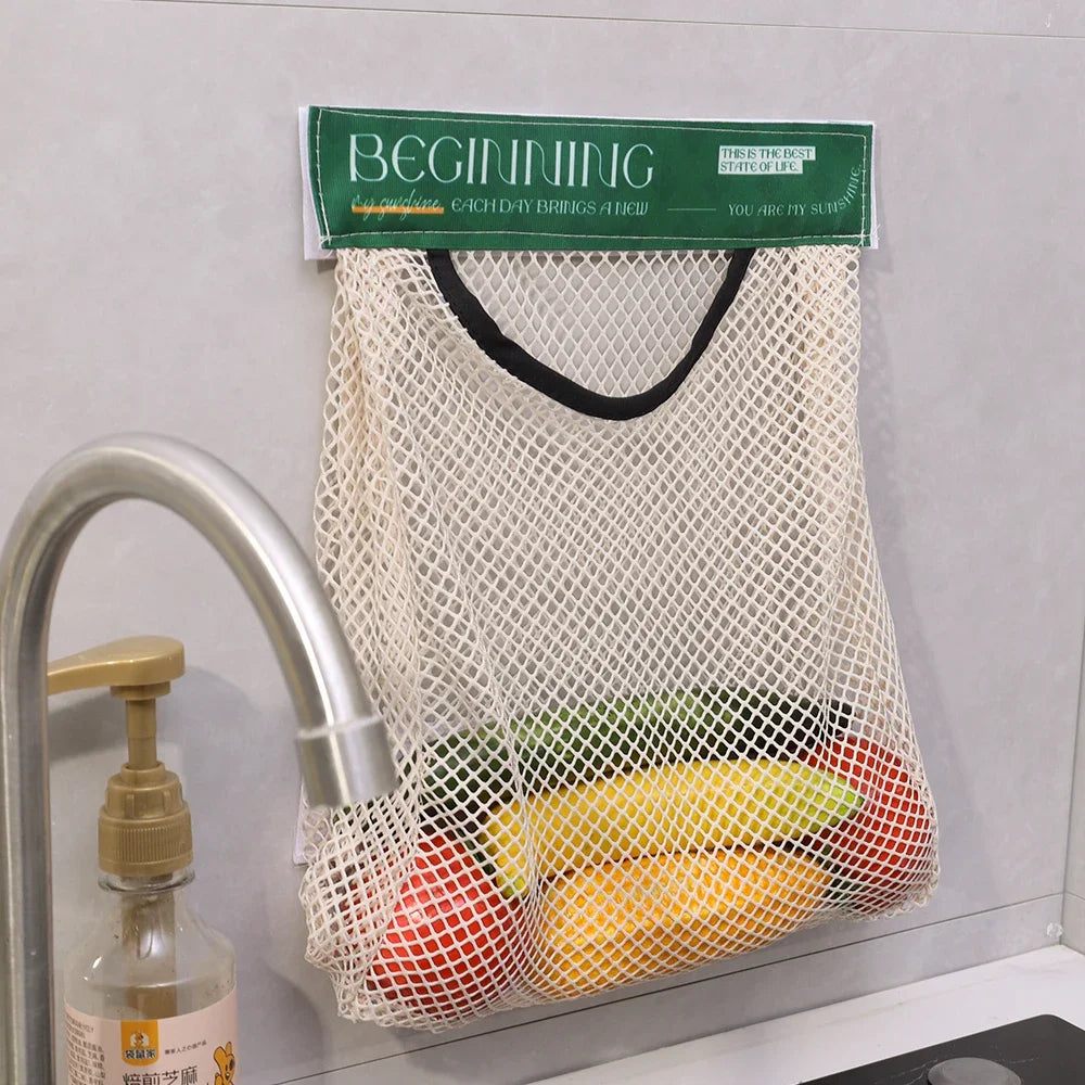New Kitchen Hanging Mesh Bags