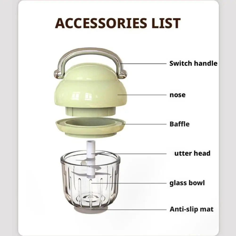 Multifunctional Electric Food Maker Blender | Grinding, Blending, Chopping, Pureeing