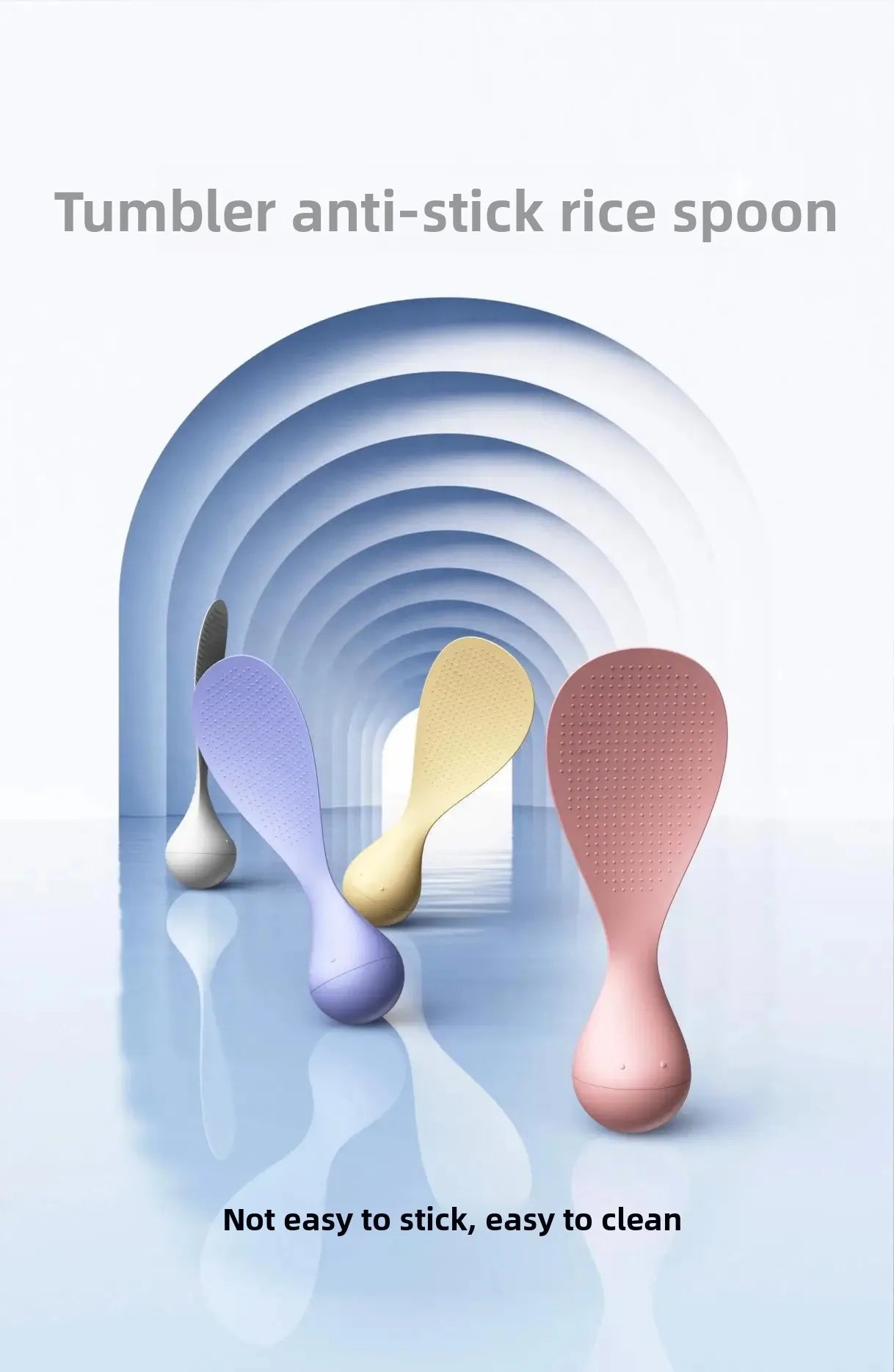 Self-Standing Food Grade Rice Spoon – Non-Stick, Hygienic &amp; Effortlessly Clean