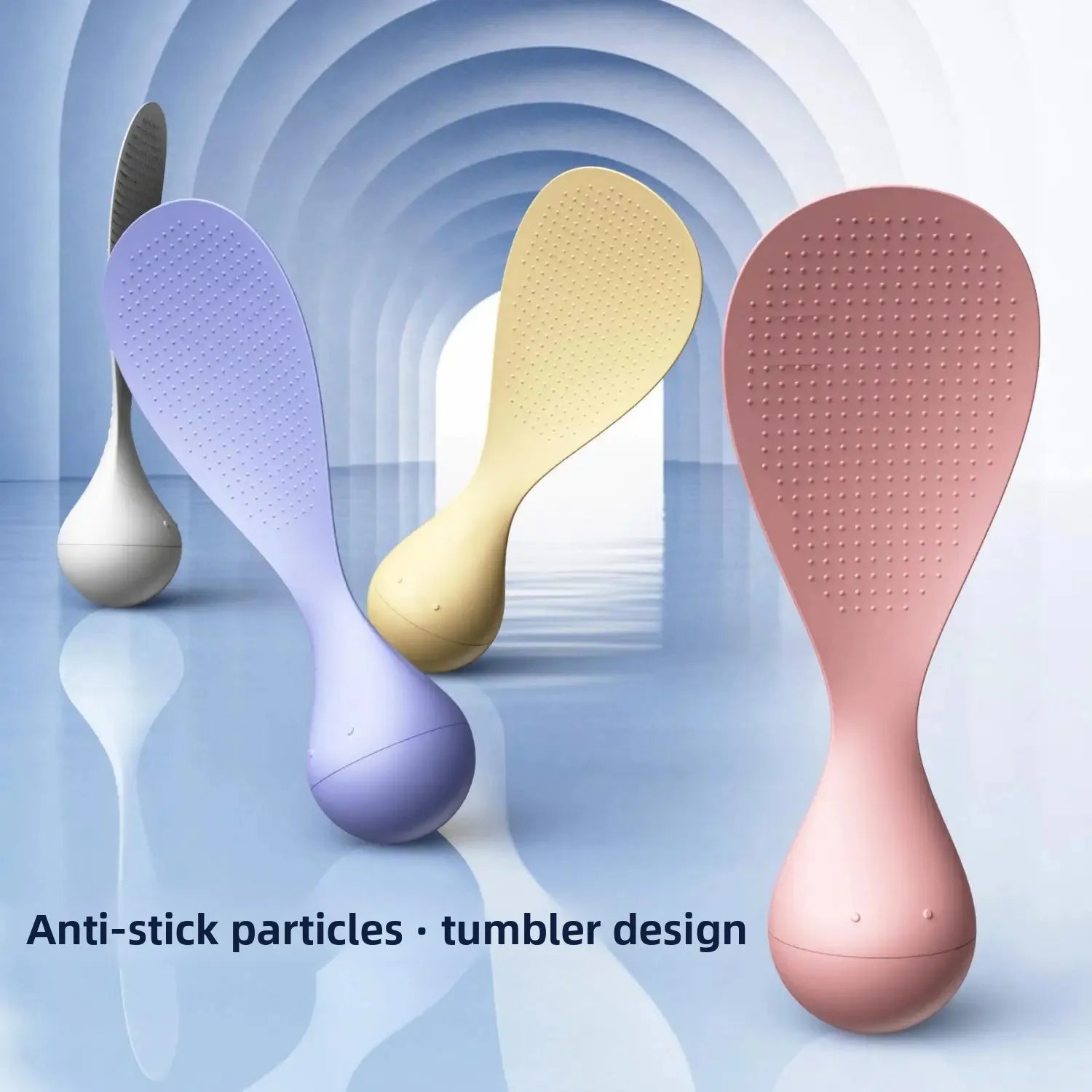 Self-Standing Food Grade Rice Spoon – Non-Stick, Hygienic &amp; Effortlessly Clean