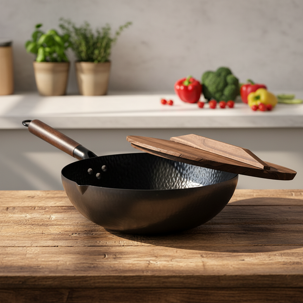Iron Pan Traditional Iron Wok Handmade